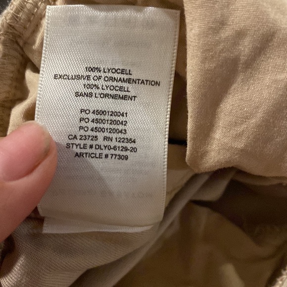 Aritzia The Group by Babaton Calipso Pants in beige sierra SZ.S - Picture 7 of 7